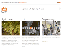 Tablet Screenshot of elfin.de